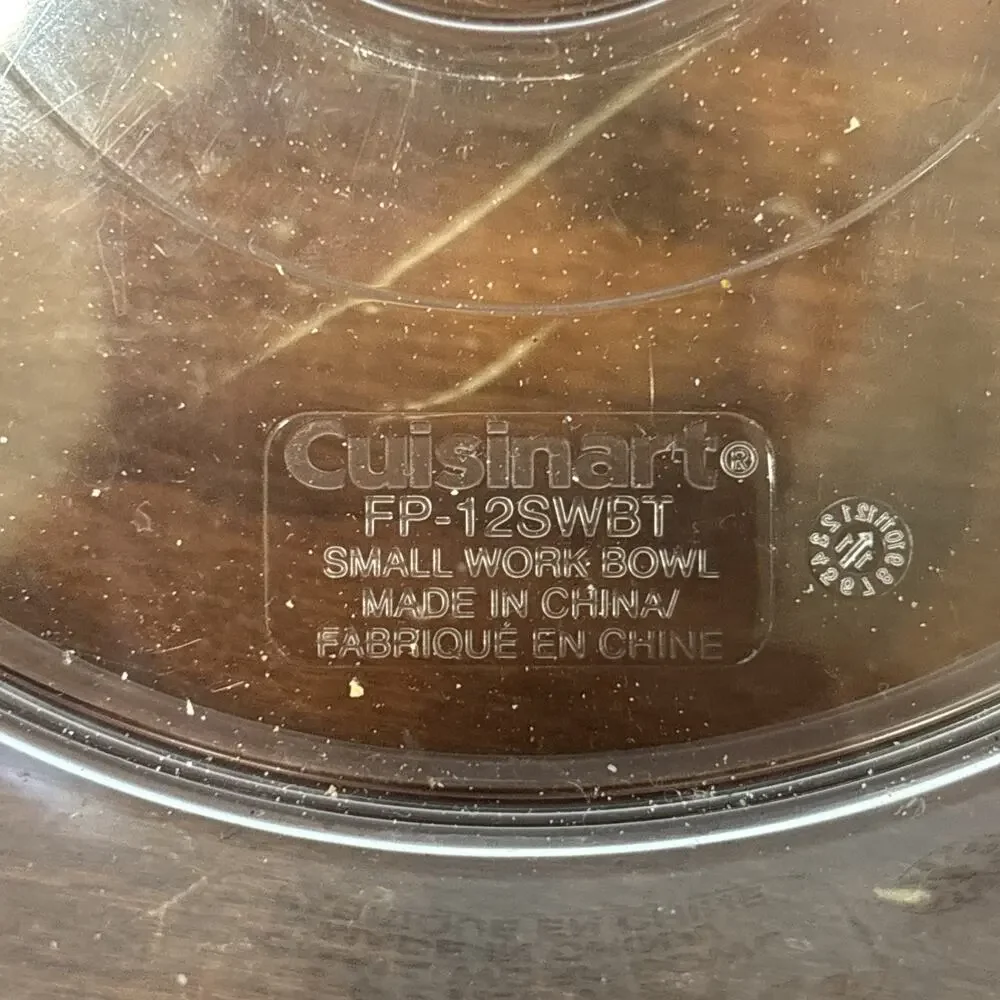 Cuisinart FP-12SWBT Small Work Bowl 4 1/2 Cup Replacement Part Food Processor